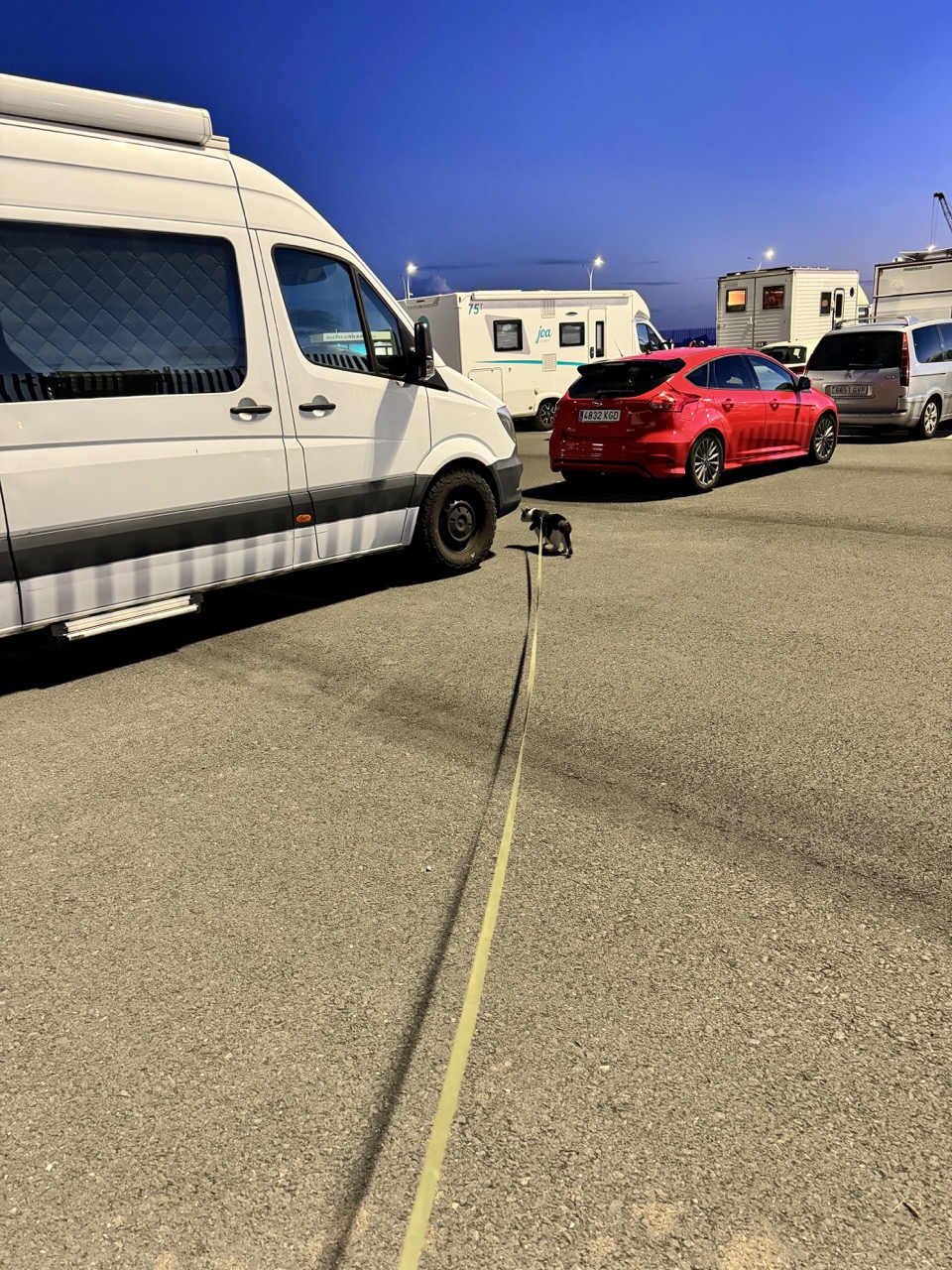 Warteschlange an der Fähre